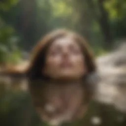 A serene landscape representing tranquility and relief from migraines