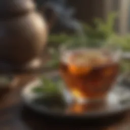 Soothing herbal tea for nasal relief