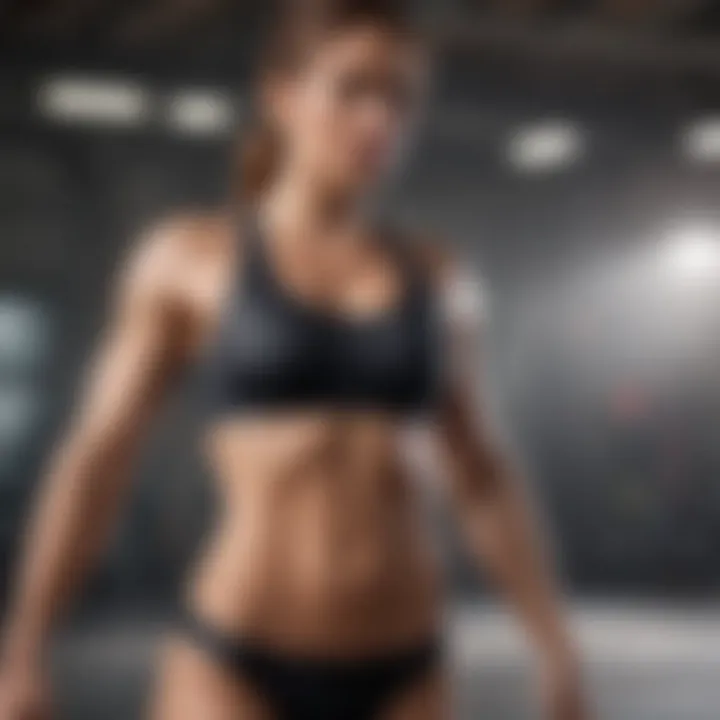 Visualization of body composition and fitness goals