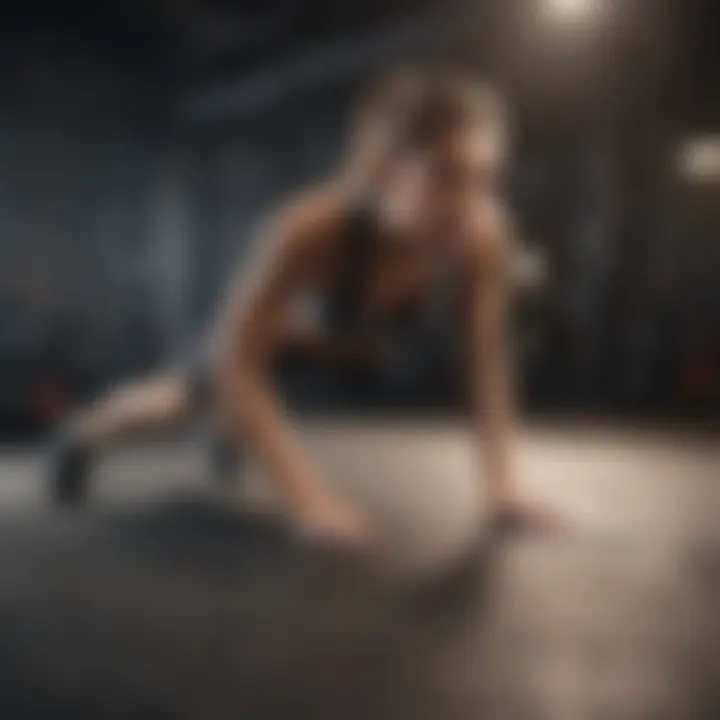 Illustration of core workout exercises