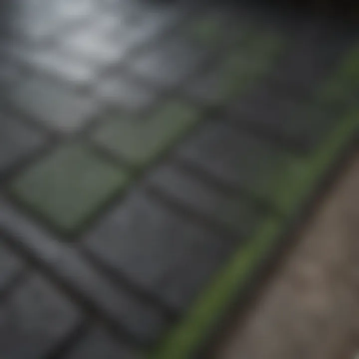 Close-up of materials used in Hulk floor mats