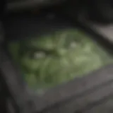 Overview of Hulk floor mats showcasing their texture and design