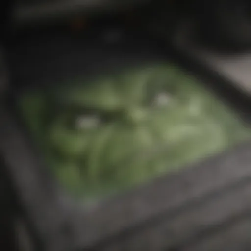 Overview of Hulk floor mats showcasing their texture and design