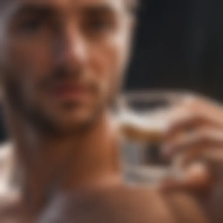 Visual representation of hydration effects on urine