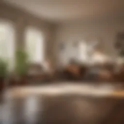 A serene environment showcasing a clean and allergen-free living space.