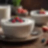 A selection of yogurt types suitable for a keto diet.