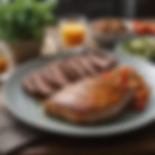 A comprehensive layout of a balanced intermediate fasting meal plan.