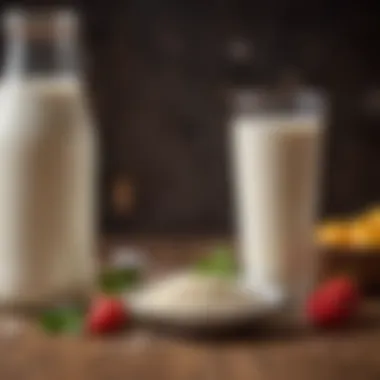 A detailed look at kefir's nutritional profile with key benefits highlighted