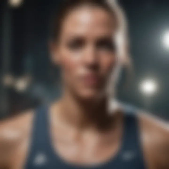 Athletes engaging in various sports