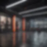 Map highlighting Blink Fitness locations
