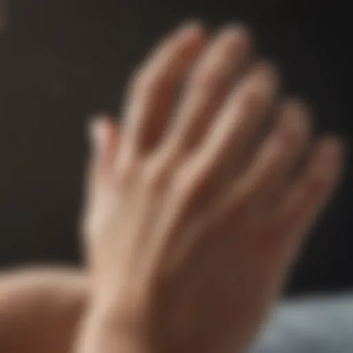 Lotion application on skin for callus relief