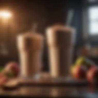 Incorporating Low Carbohydrate Protein Shakes into a Balanced Diet Balanced meal with low carbohydrate protein shake