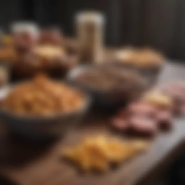 Nutrient-dense snacks displayed on a table