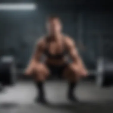 Athlete demonstrating a clean lift technique