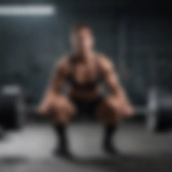 Athlete demonstrating a clean lift technique