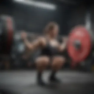 Executing the Snatch with Precision Dynamic shot of a snatch in action