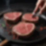 Selection of premium steak cuts