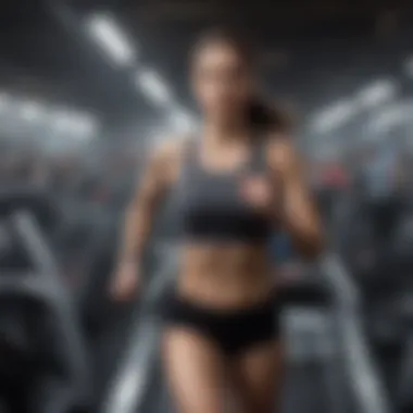 Incorporating Varied Techniques for Enhanced Workouts A variety of treadmill techniques being demonstrated