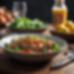 Balanced meal showcasing nutrient-rich ingredients