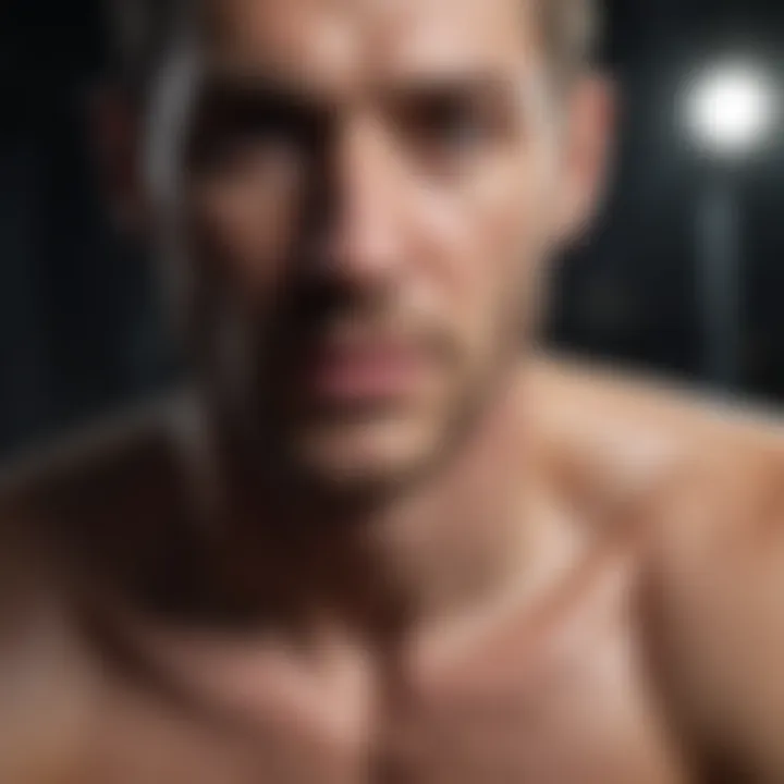 Conceptual image illustrating the psychological aspects of erectile dysfunction