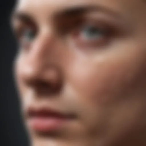 Illustration of nasal anatomy highlighting congestion areas