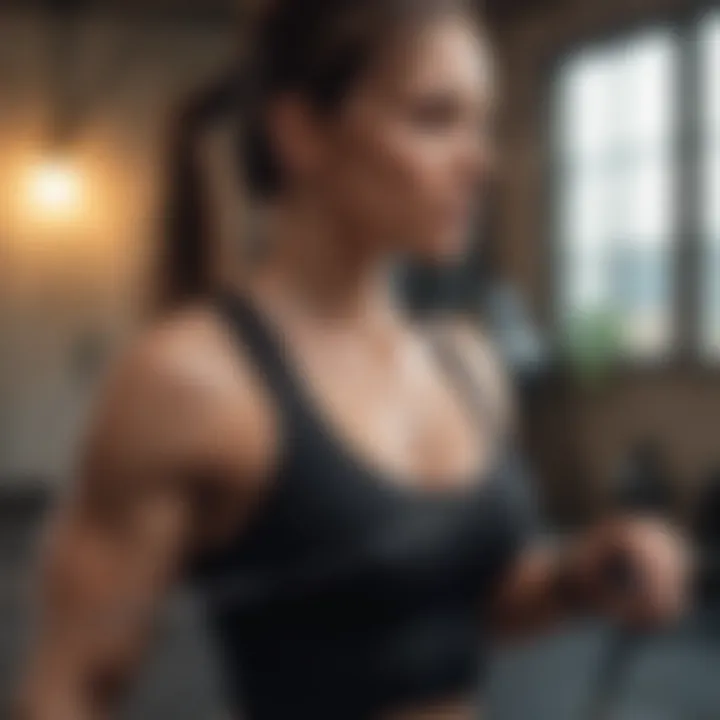 Strengthening the back muscles with resistance bands for improved posture