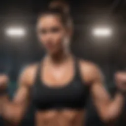 Dynamic resistance band workout targeting the chest and shoulders