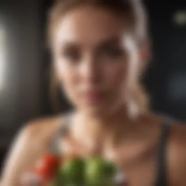 Fueling Your Body for Optimal Performance Nutritional meal prep with fresh ingredients
