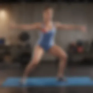 Low-Impact Aerobics for Sciatica Management A person engaging in a low-impact aerobic activity for improved circulation