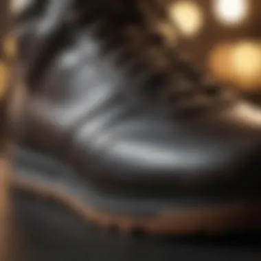 Understanding Materials for Durable and Supportive Footwear Close-up of shoe materials emphasizing durability and support