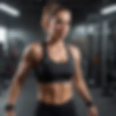 Dynamic workout session showcasing intensity