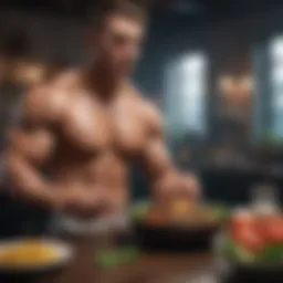 Nutrient-dense meal prepared with quality ingredients to support muscle growth
