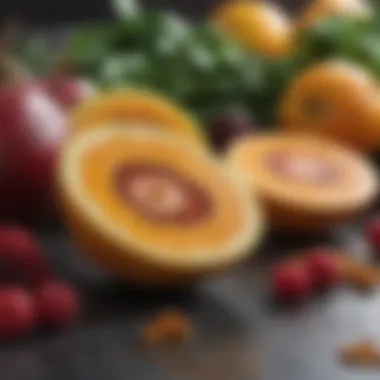 An array of vibrant fruits and vegetables supporting immune health