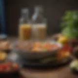Nutritional balance plate showcasing diverse food groups for optimal health