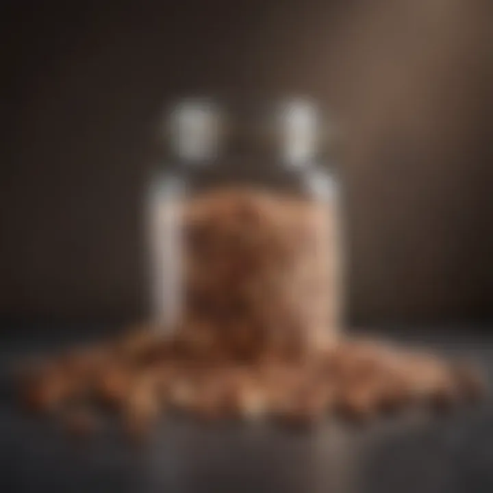 An assortment of nuts and seeds spilling from a jar, highlighting healthy protein snacks.