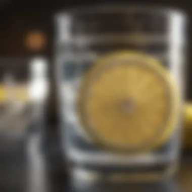 Hydration for Metabolism Boost A glass of water with lemon