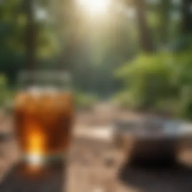 Lifestyle Changes for Effective Weight Management A serene nature setting promoting relaxation