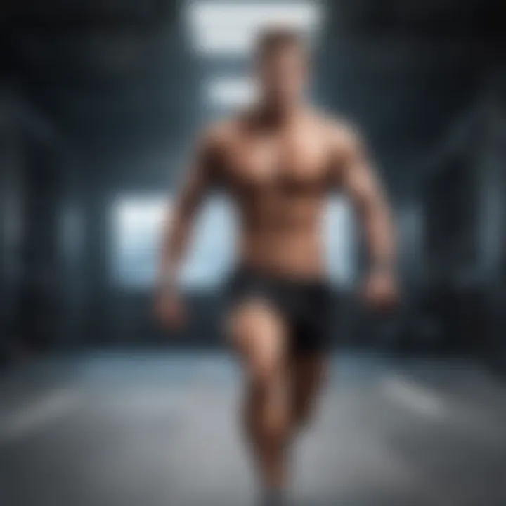 Fitness routine with various exercises