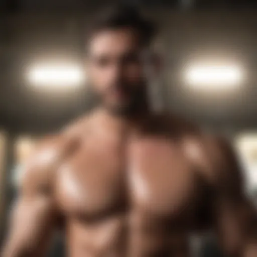 Visual representation of testosterone production in the body