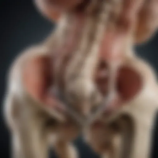 An anatomical illustration of the sacroiliac joint highlighting its structure and function