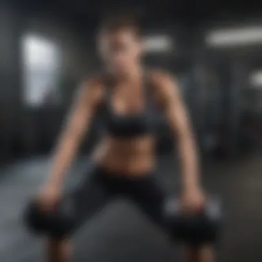 Dynamic Core Workout Dynamic workout scene illustrating effective core exercises.