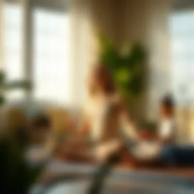 A serene environment for meditation