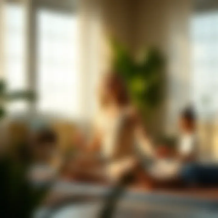 A serene environment for meditation