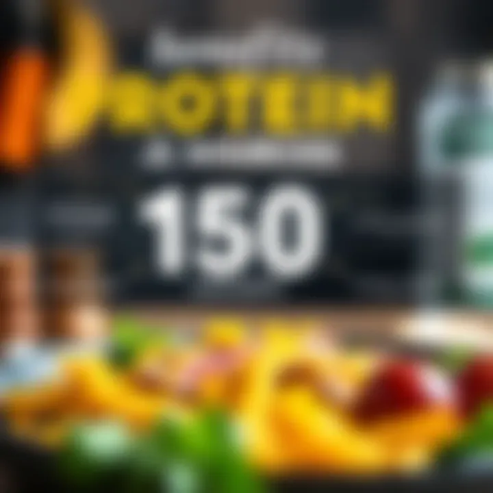 Benefits of Protein and Sources An infographic illustrating the benefits of protein and its sources for optimal health