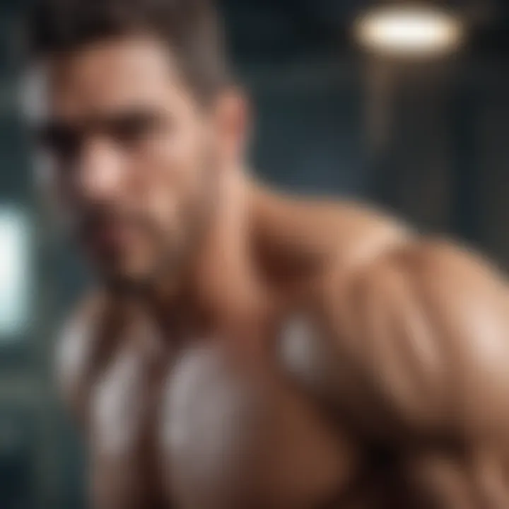 Illustration showcasing the significance of testosterone in health