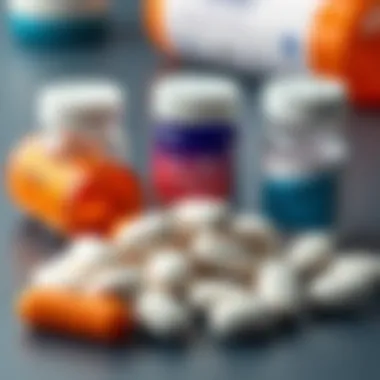 Various antiviral medications for cold sores