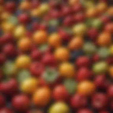 Fruits That Support Quick Diet Results An array of colorful fruits symbolizing nutritious diet options
