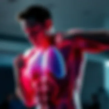 Dynamic muscle activity illustrating magnesium's role in muscle health