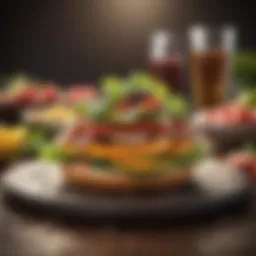 A vibrant assortment of nutritious foods arranged aesthetically.