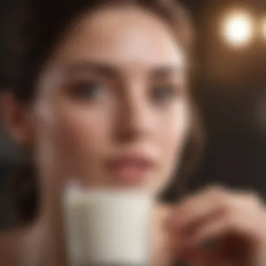 Research Insights on Dairy Consumption and Acne An infographic summarizing research findings on dairy and acne